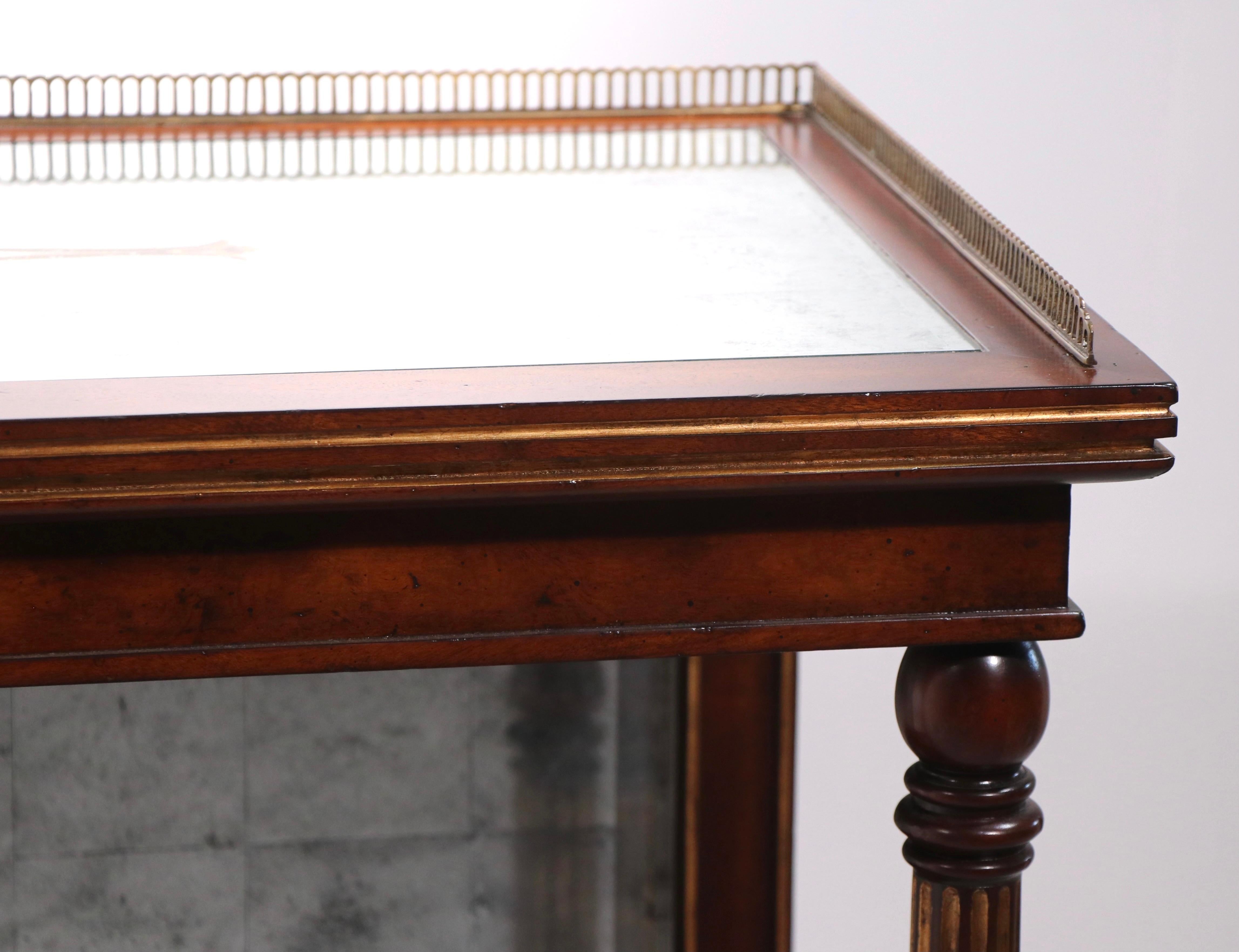 Classical Mirrored Sideboard Console European Crossroads by John Richard In Good Condition In New York, NY