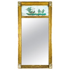 Classical mythology frame in carved and gilded wood, Italy
