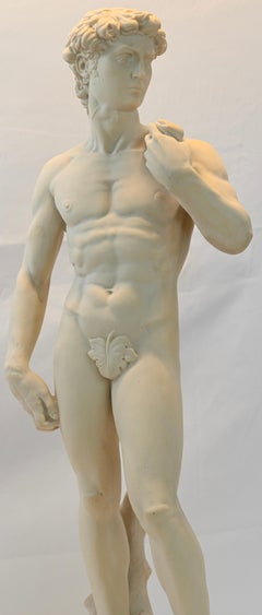 Roman Classical Nude Male Marble Sculpture by Lorenzo dal Torrione, Italy