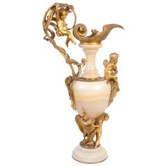 Classical Onyx and Ormolu Ewer