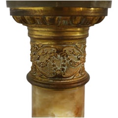 Classical Onyx & Gilt Bronze Sculpture Display Pedestal C1890