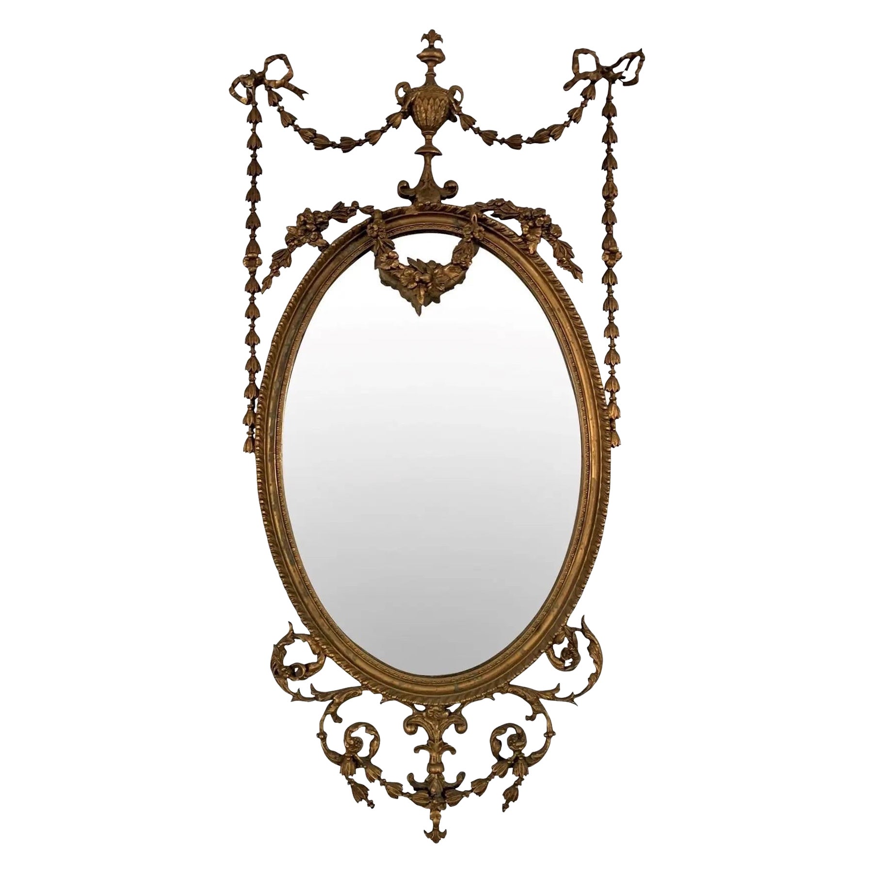 Miroir ovale Classic, Circa 1880