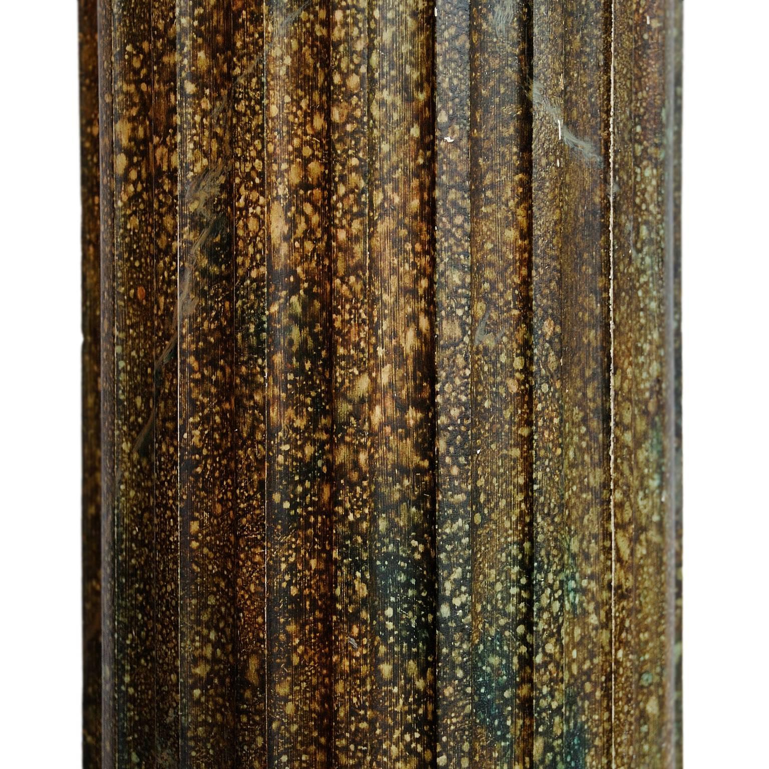 British Classical Painted Faux Porphyry Doric Column, circa 1860 For Sale