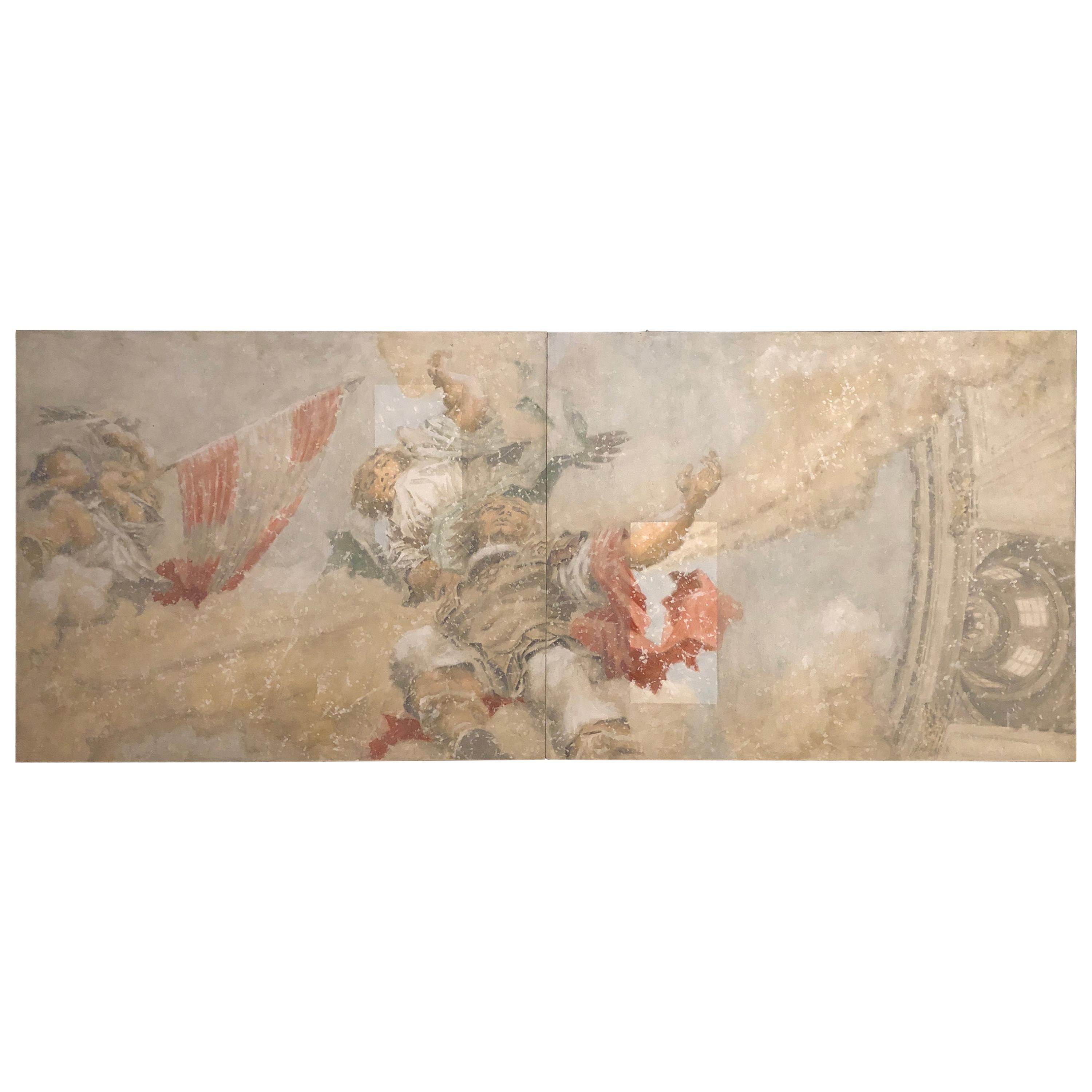 Classical Painted Panels by Ubaldo Della Volpe