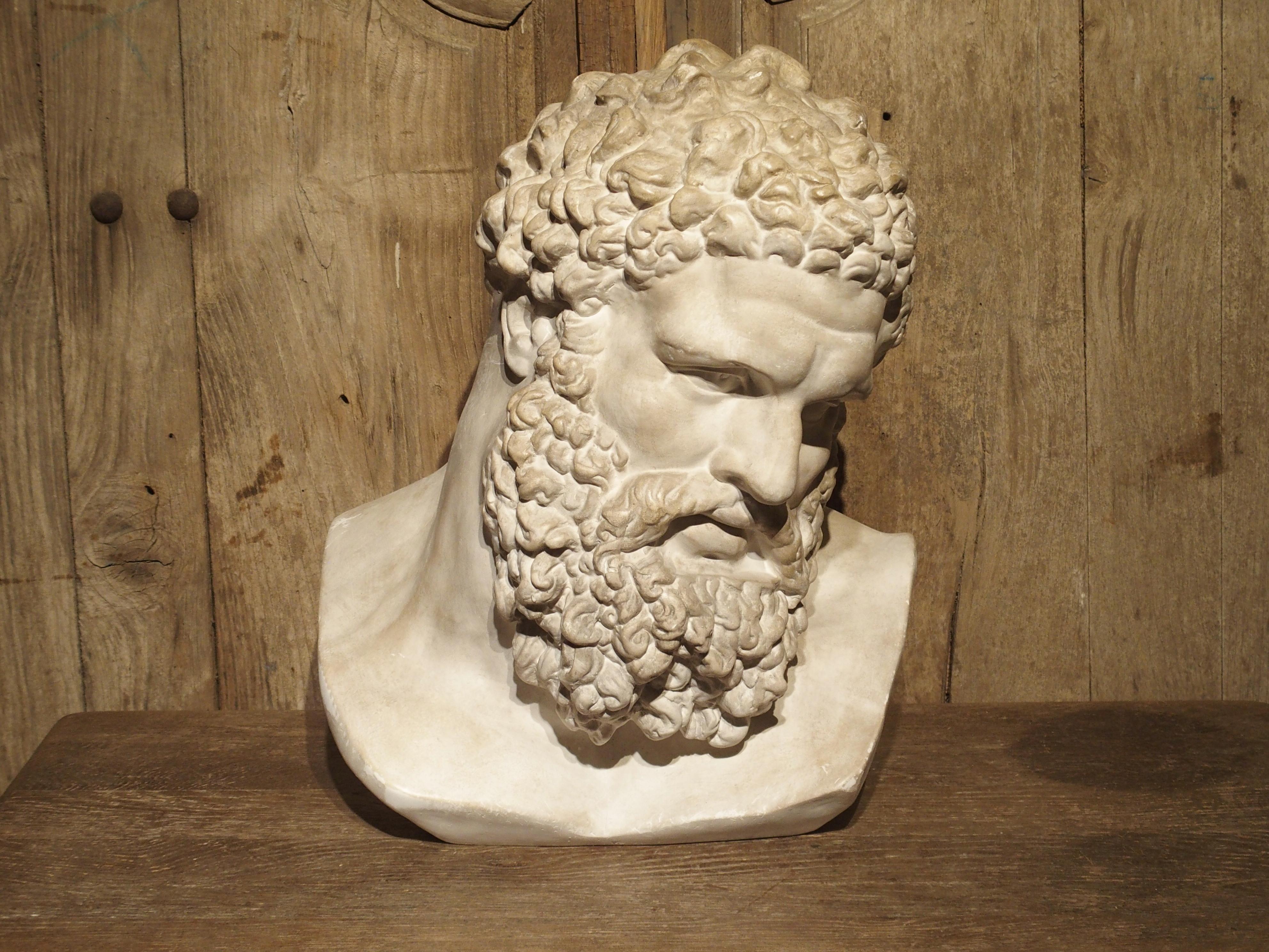 Classical Plaster Bust, Florence Italy, 20th Century 5