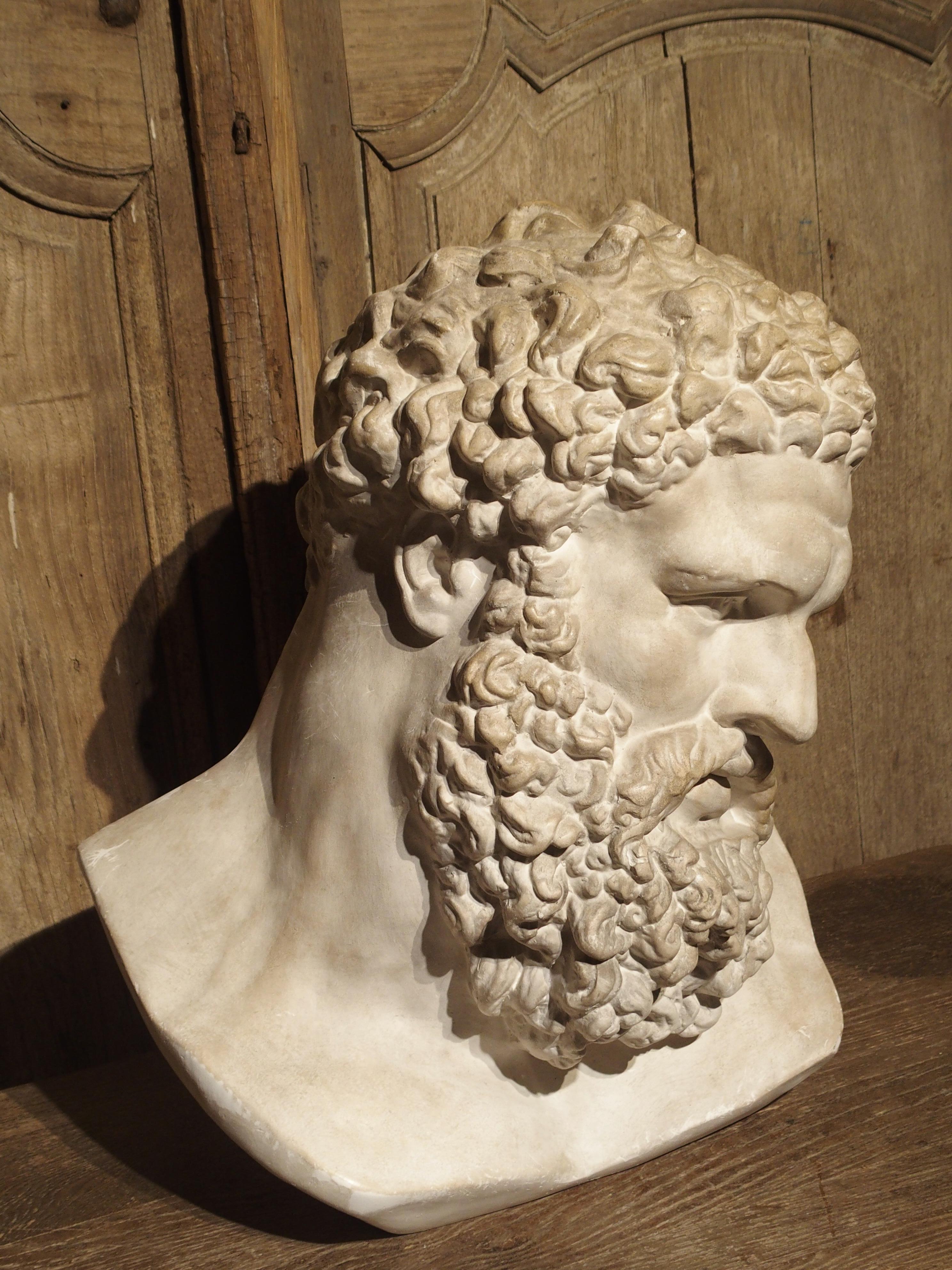 Classical Plaster Bust, Florence Italy, 20th Century 7