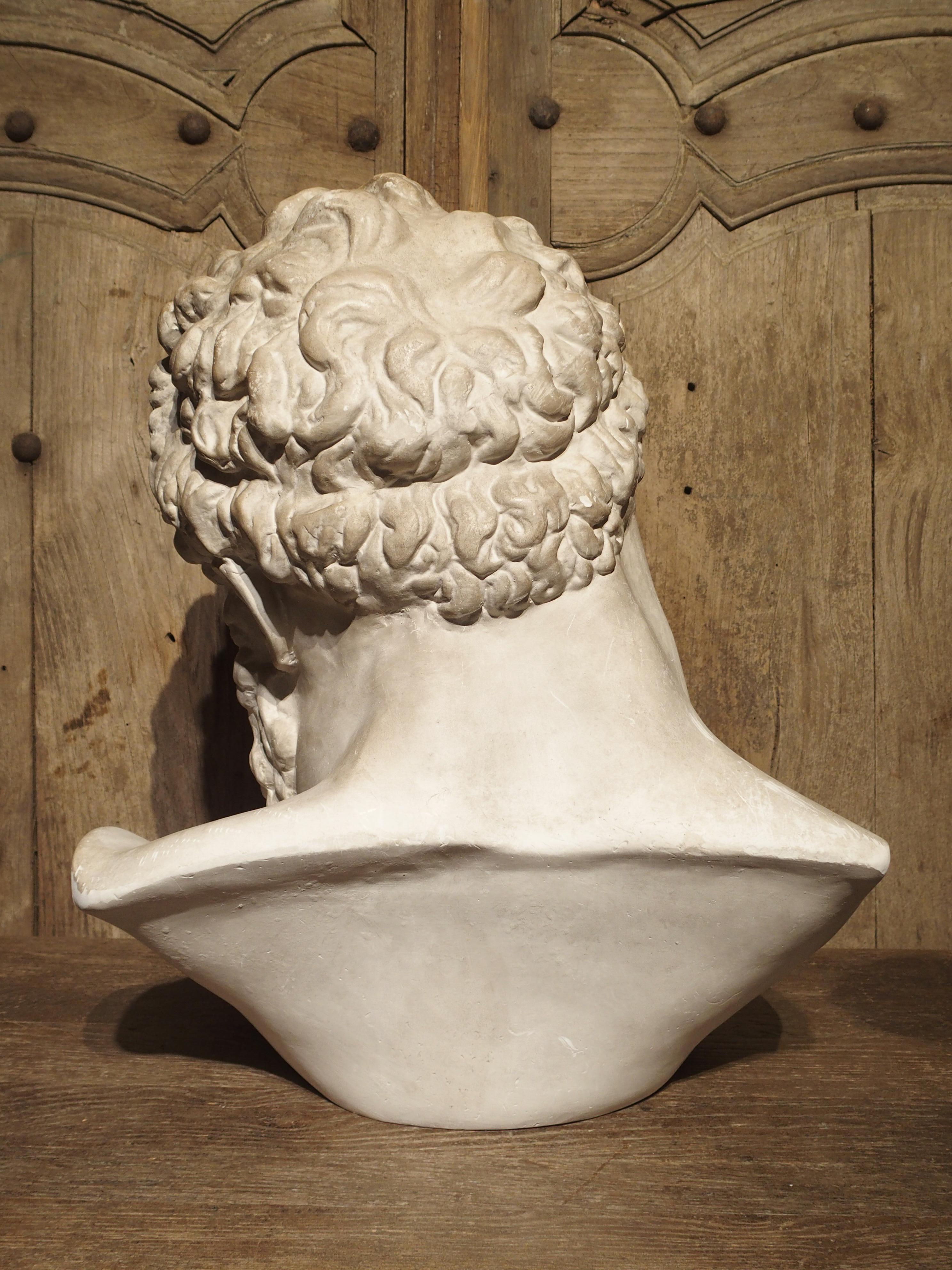 Classical Plaster Bust, Florence Italy, 20th Century 12