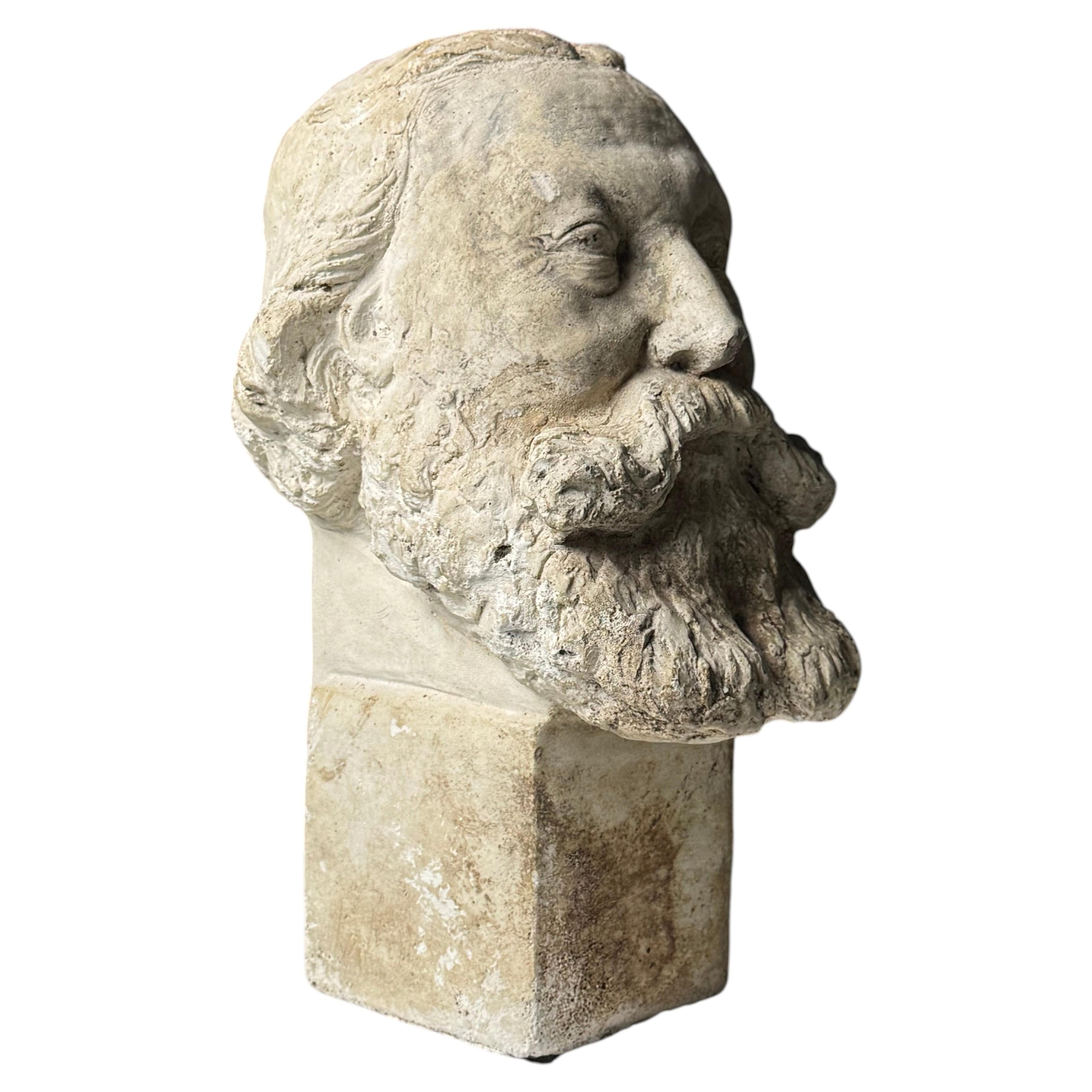 Classical plaster bust