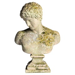 Klassische Gipsbüste des Hermes