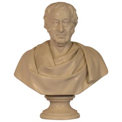 Classical Plaster Bust of Man