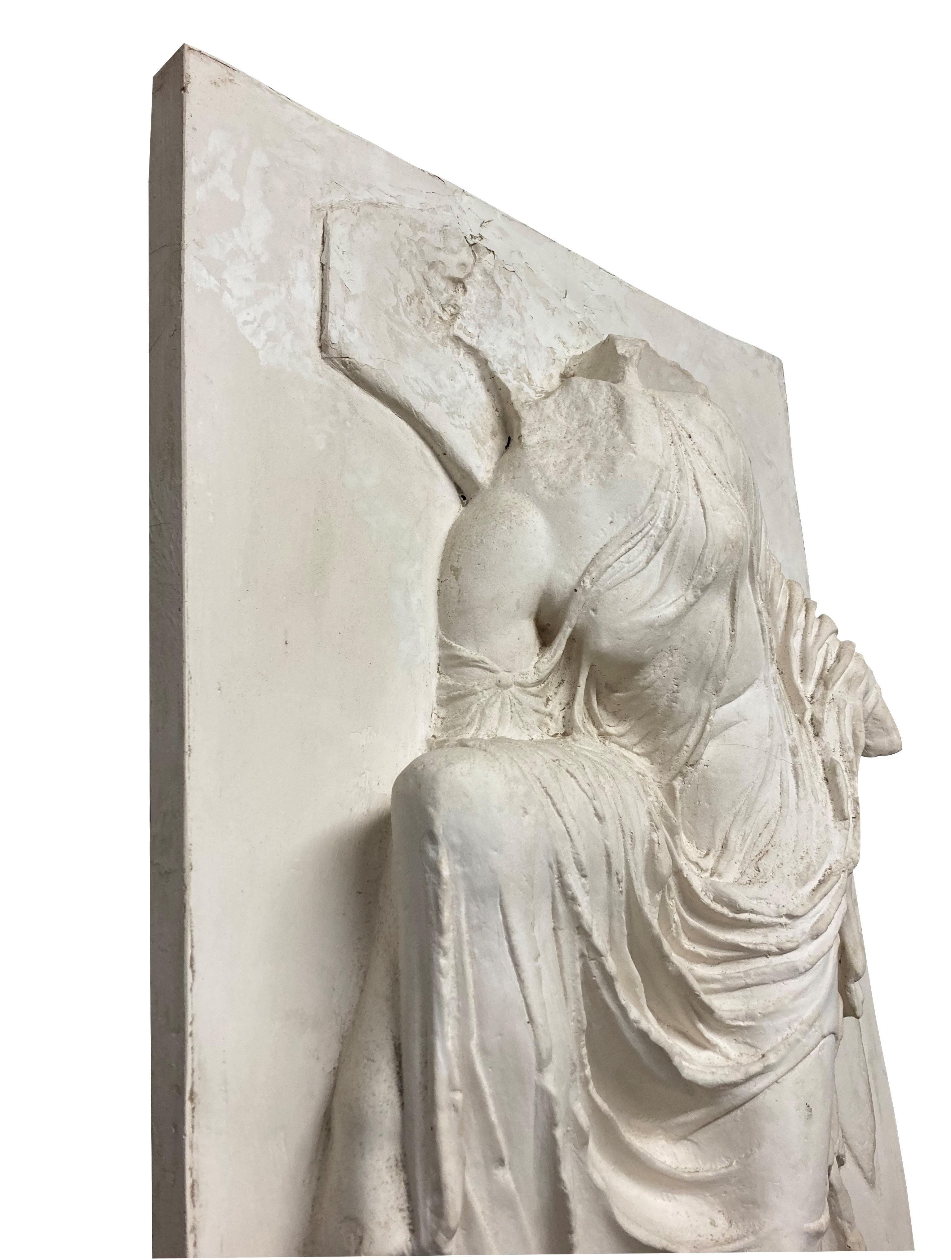 Classical Plaster Relief of NIKE In Good Condition In Kent, Dover