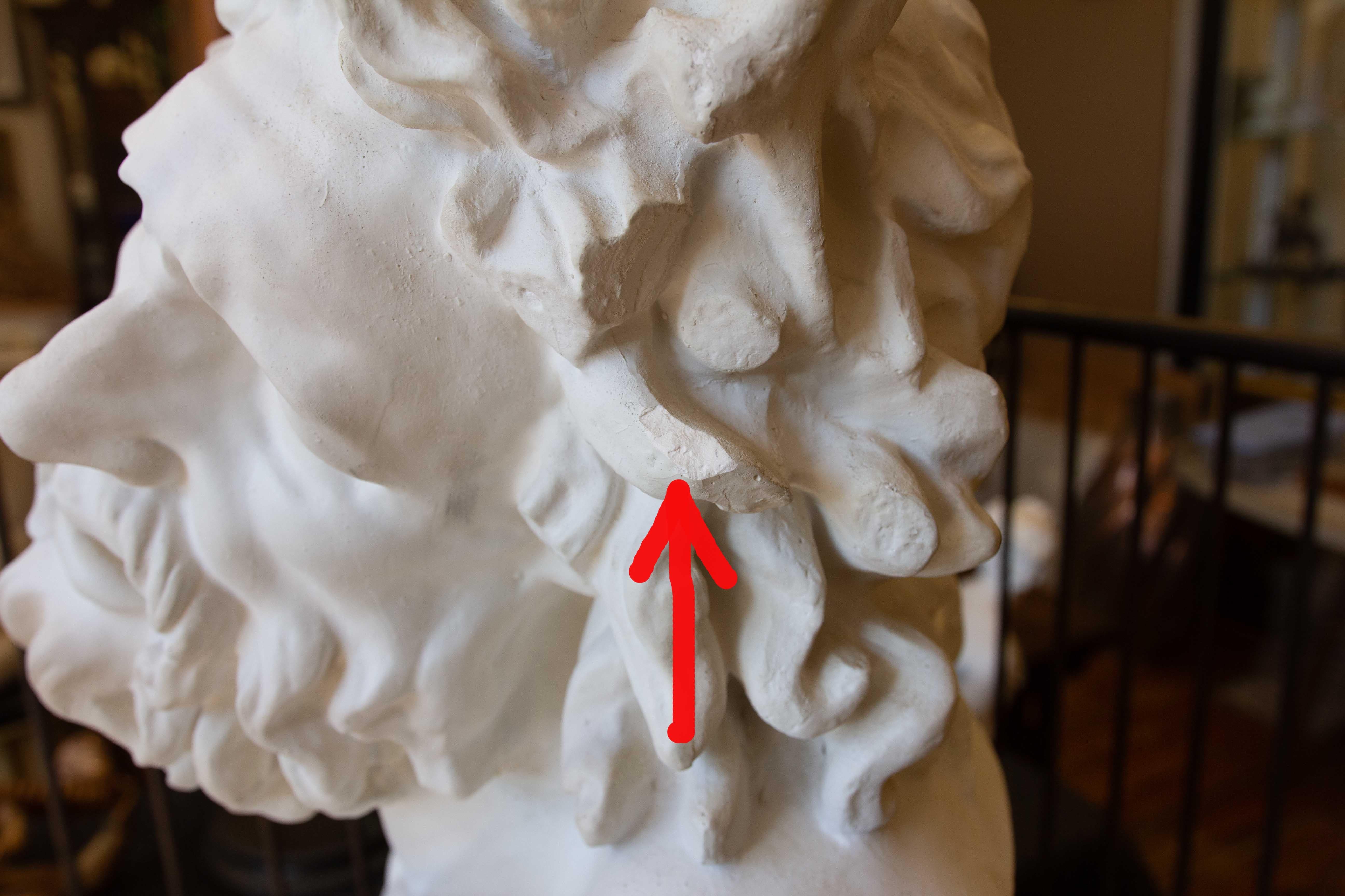 Classical Renaissance Bust of a Man In Good Condition In Rochester, NY