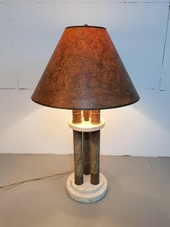 Classical Roman and Egyptian Style Table Lamp