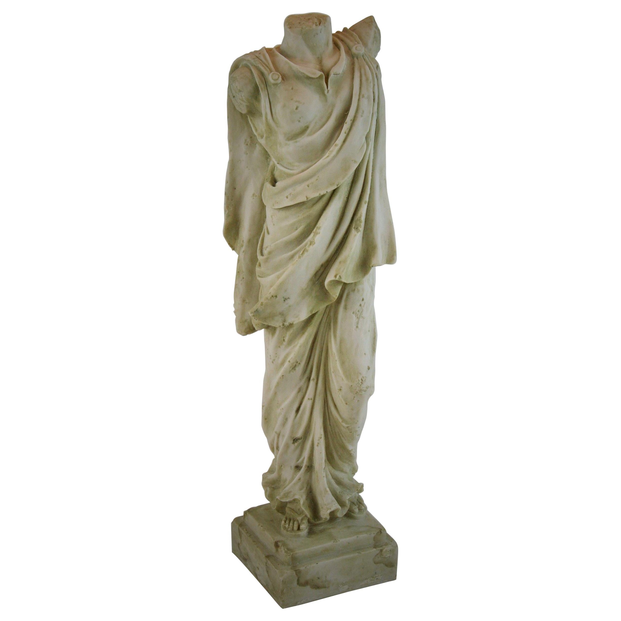 Classical Roman Female Patrician Sculpture
