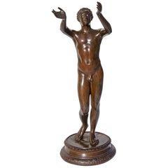 Used Classical Roman Greco Nude Male Sculpture
