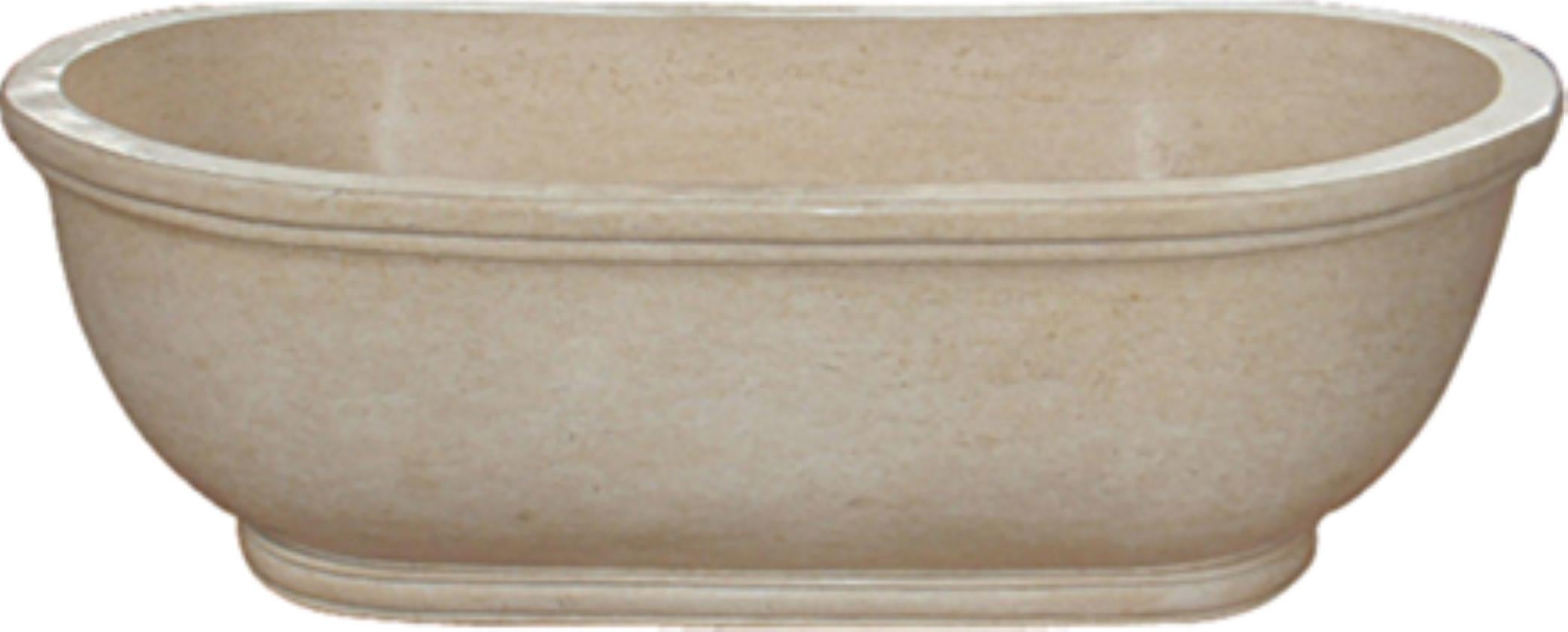 Klassische Badewannen im römischen Stil, maßgefertigt erhältlich (Carrara-Marmor) im Angebot