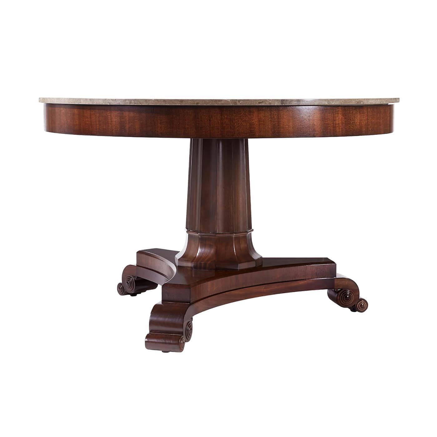 Vietnamese Classical Round Center Table For Sale