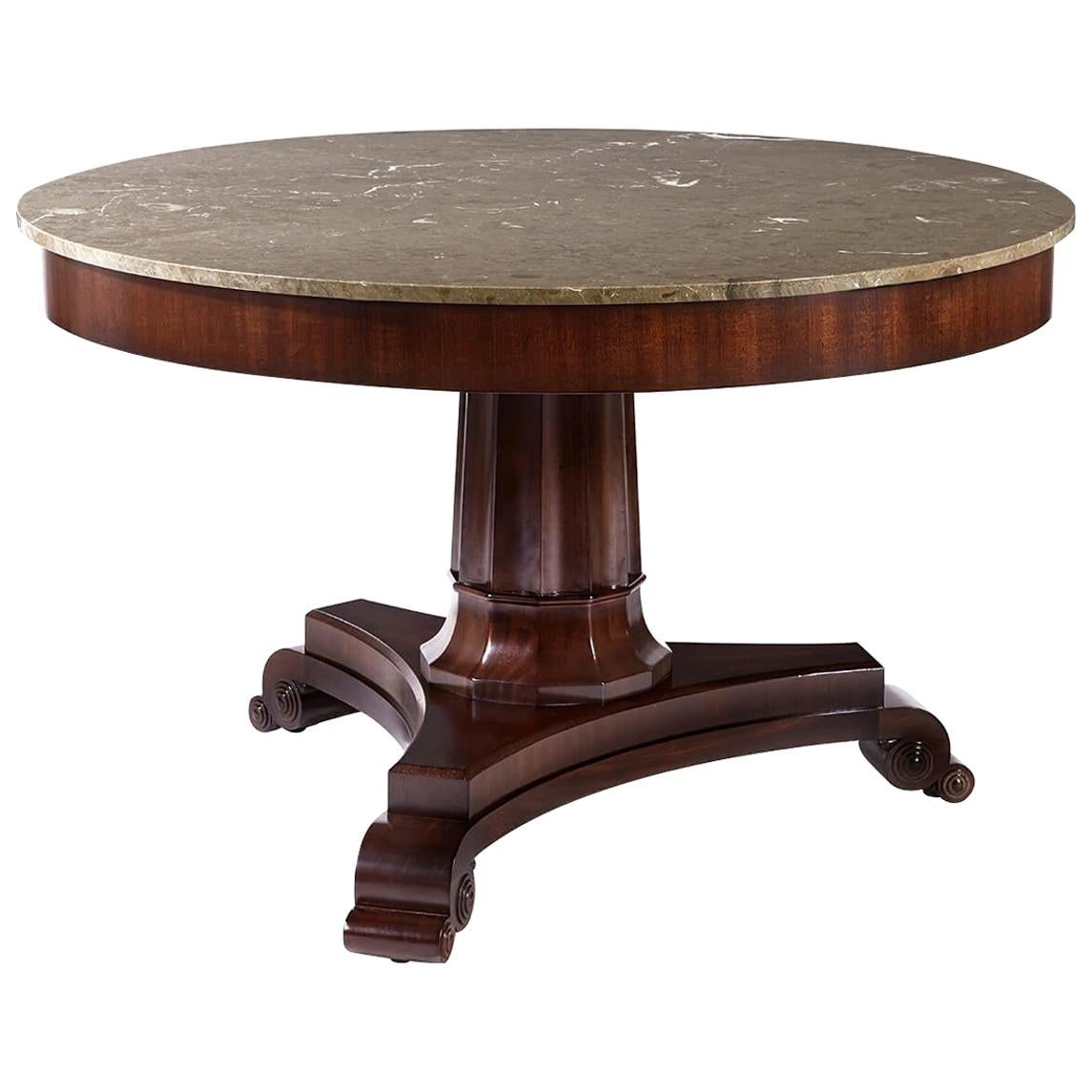 Classical Round Center Table For Sale