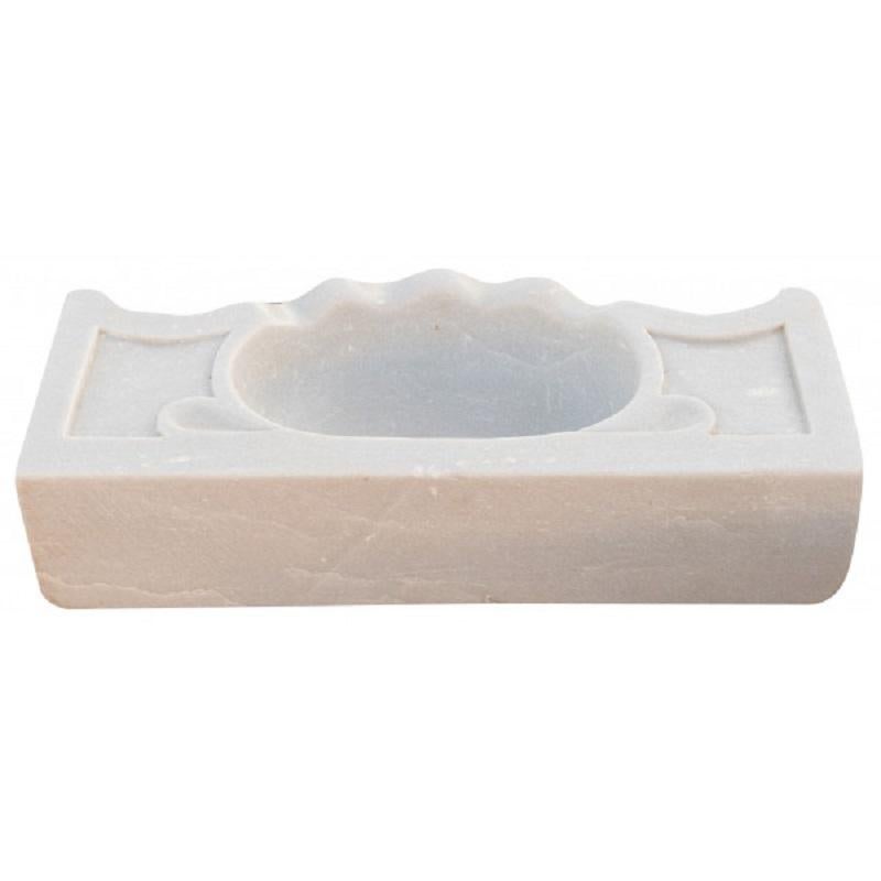 Italian Classical Serpentine Marble Stone Sink Basin For Sale