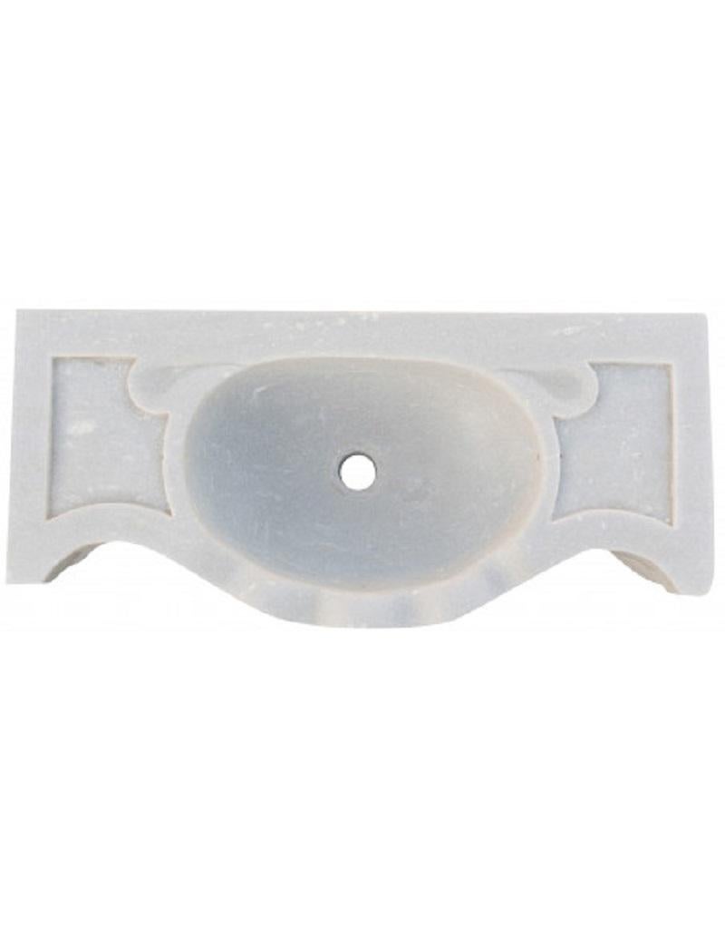 Classical Serpentine Marble Stone Sink Basin For Sale 1
