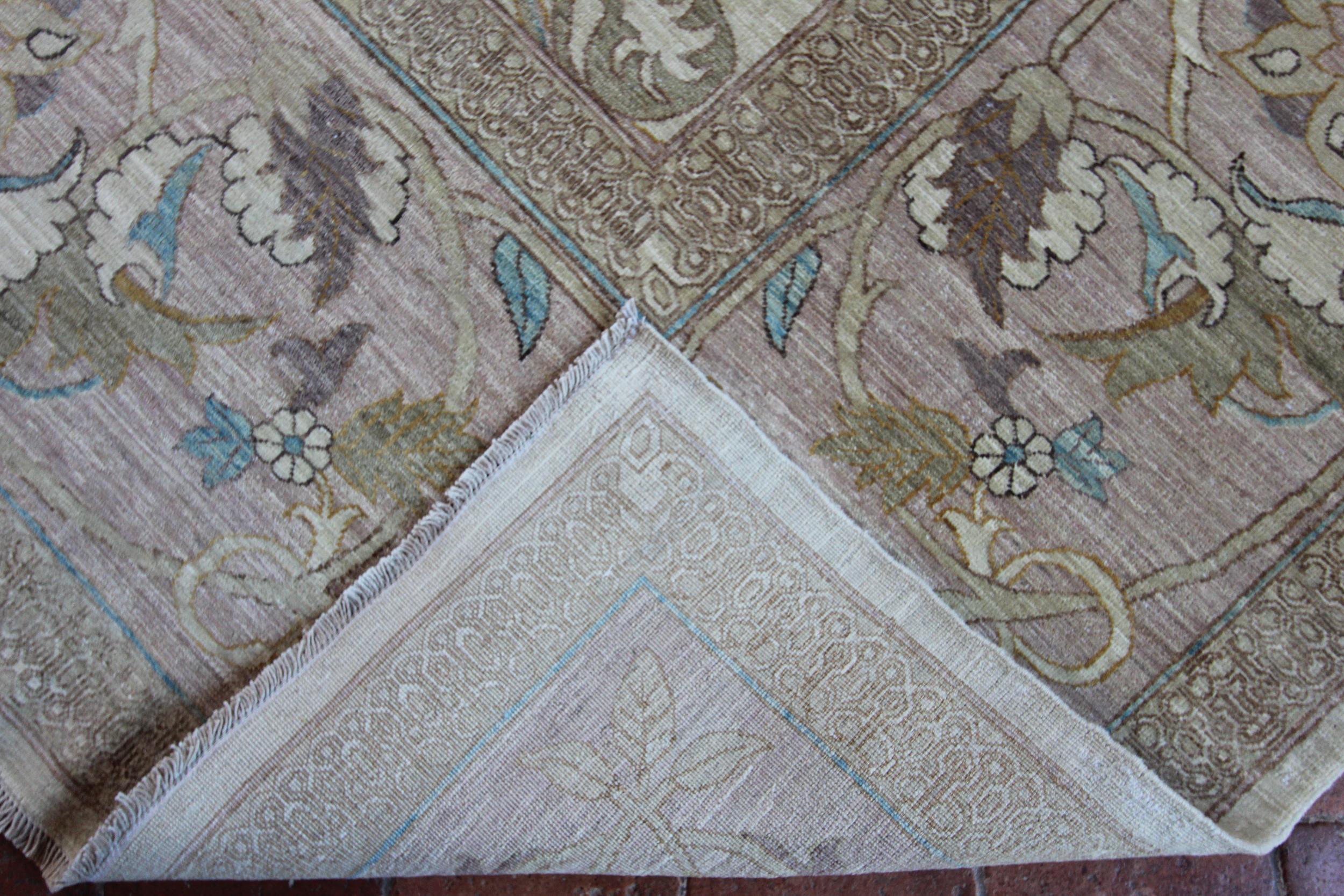 Classical 'Sickle Leaf' Design, Contemporary Carpet For Sale 1