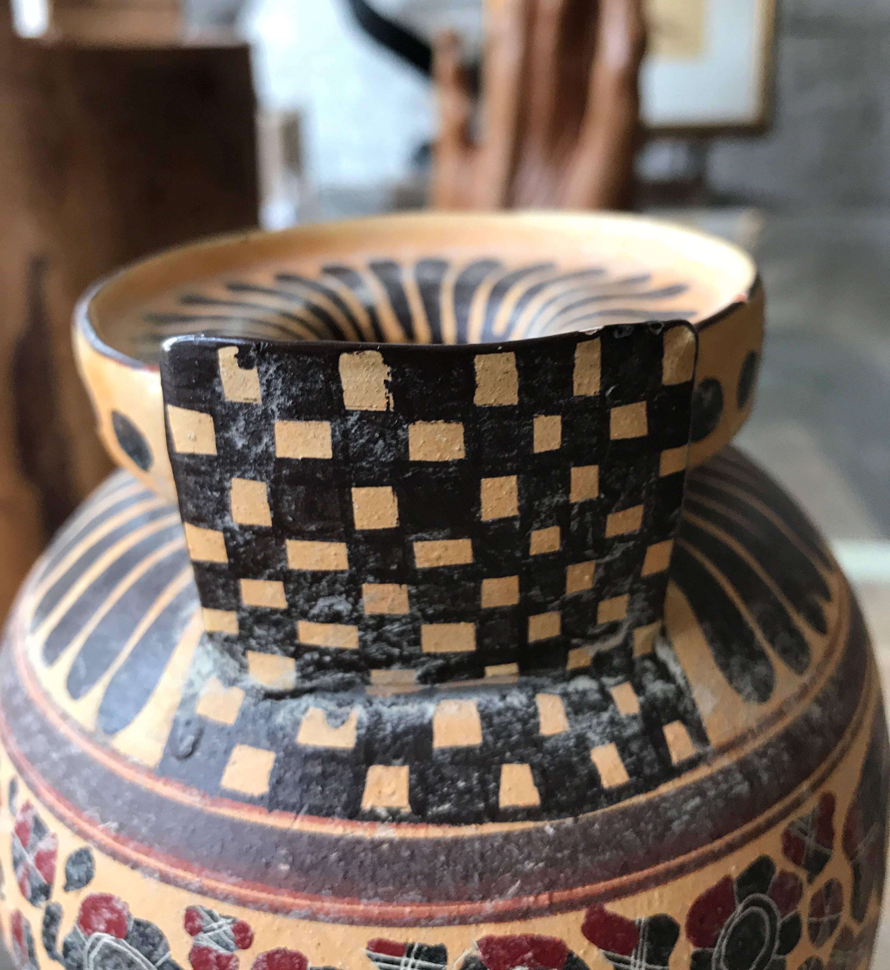 Classical Style Ceramic Greek Vase For Sale 5