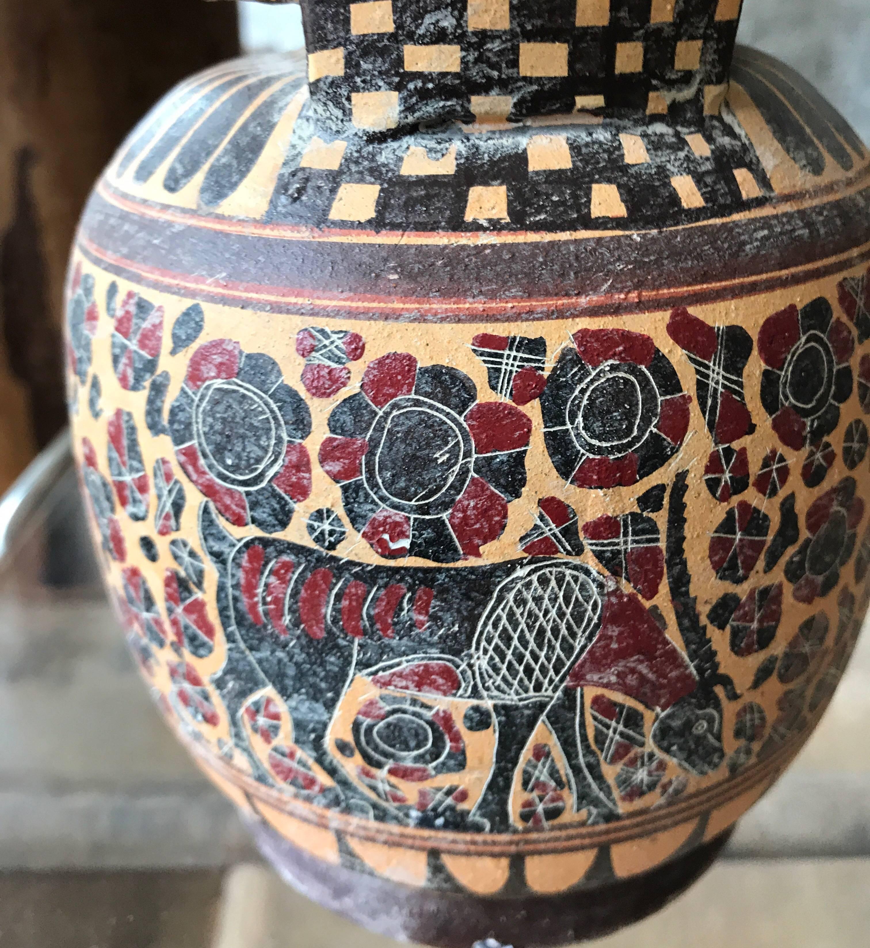 Classical Style Ceramic Greek Vase For Sale 6