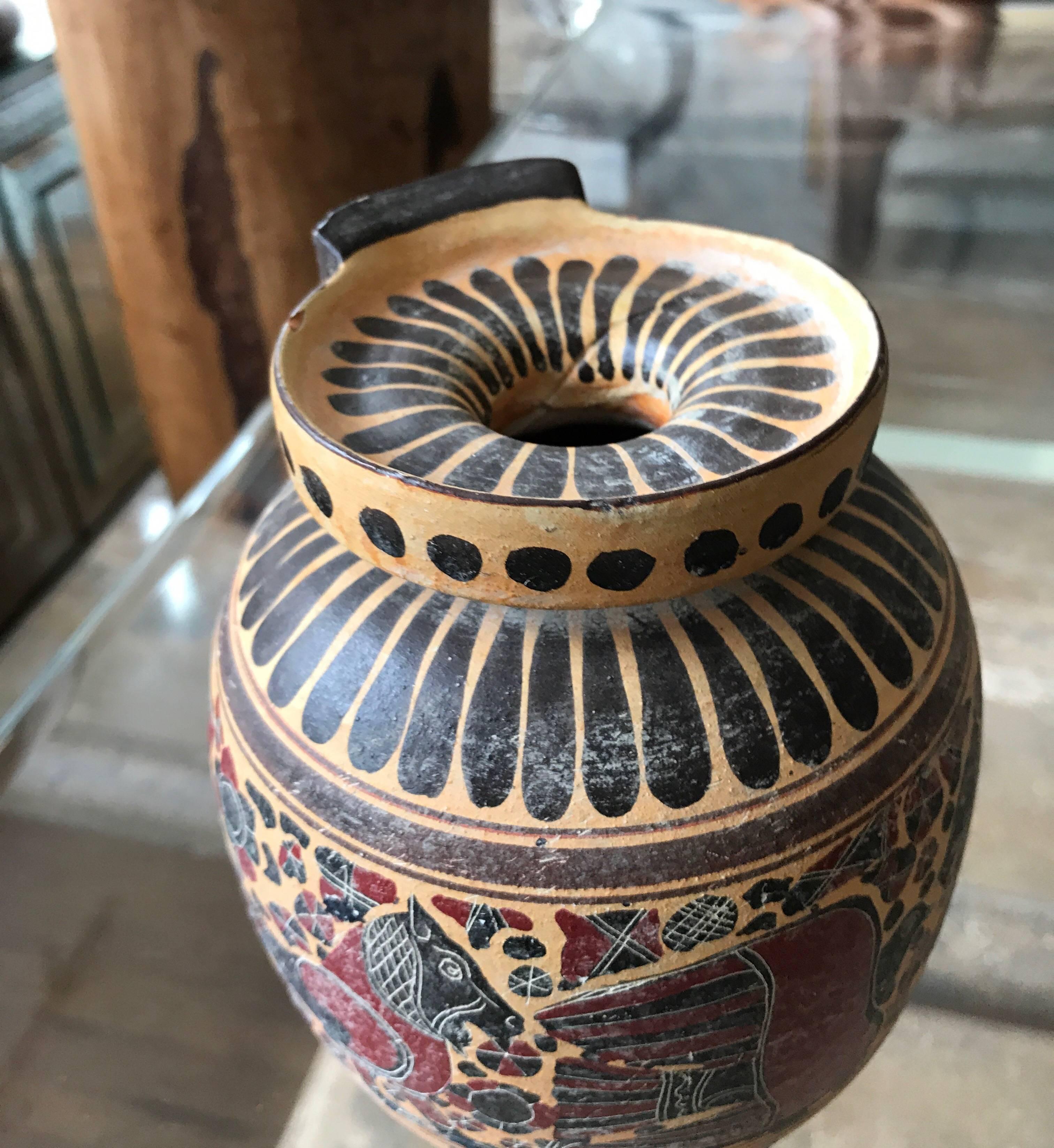 Classical Style Ceramic Greek Vase For Sale 10