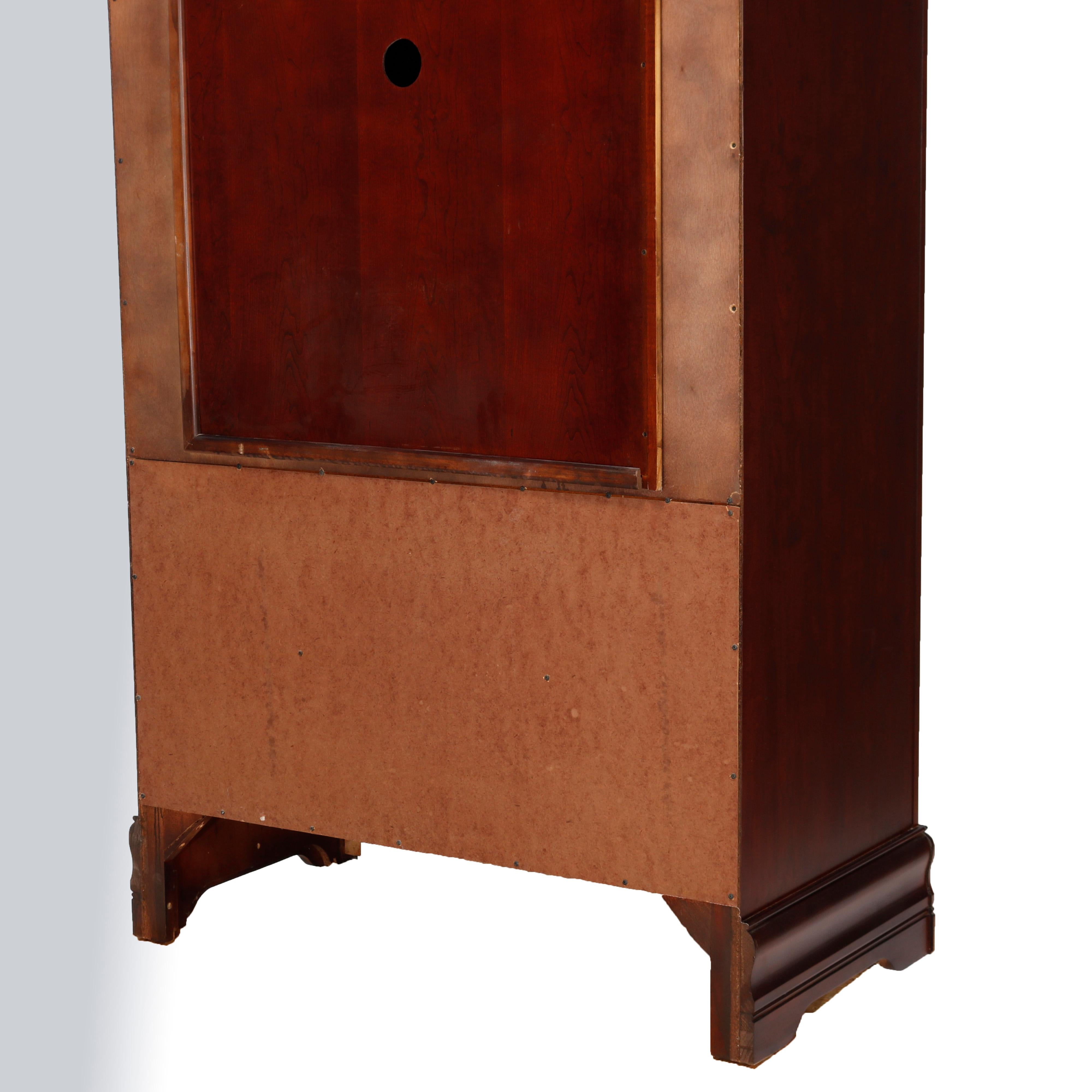 Classical Style Mahogany Double Door Entertainment Cabinet by Broyhill, 20th C 9