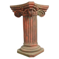 Classic Terracotta Garten Pedestal Ionic Column Stand