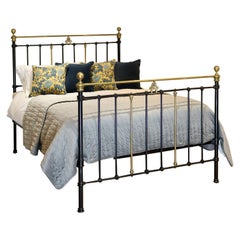 Classical Victorian Antique Bed Black MK230