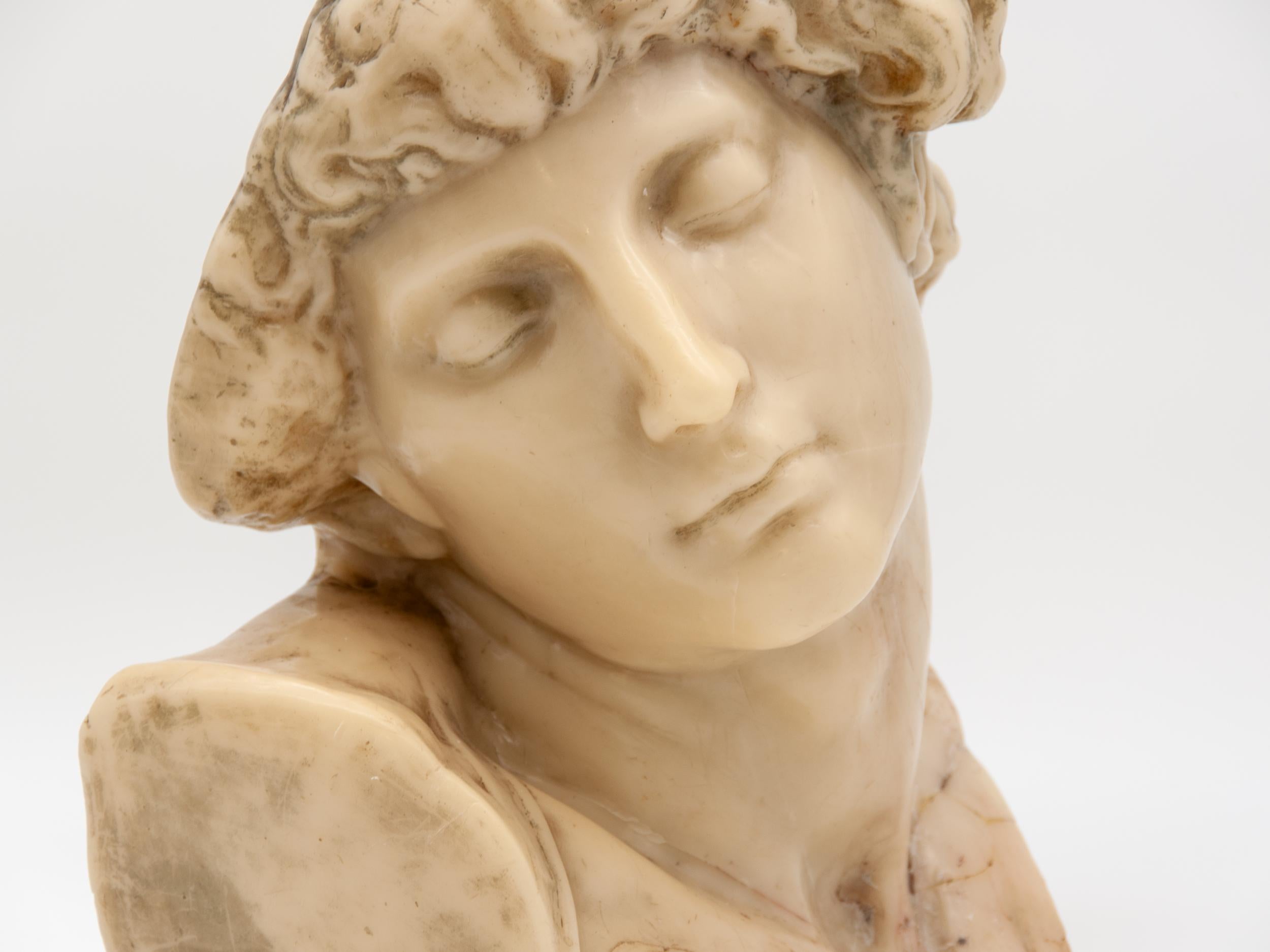 XX secolo Busto classico in cera in vendita