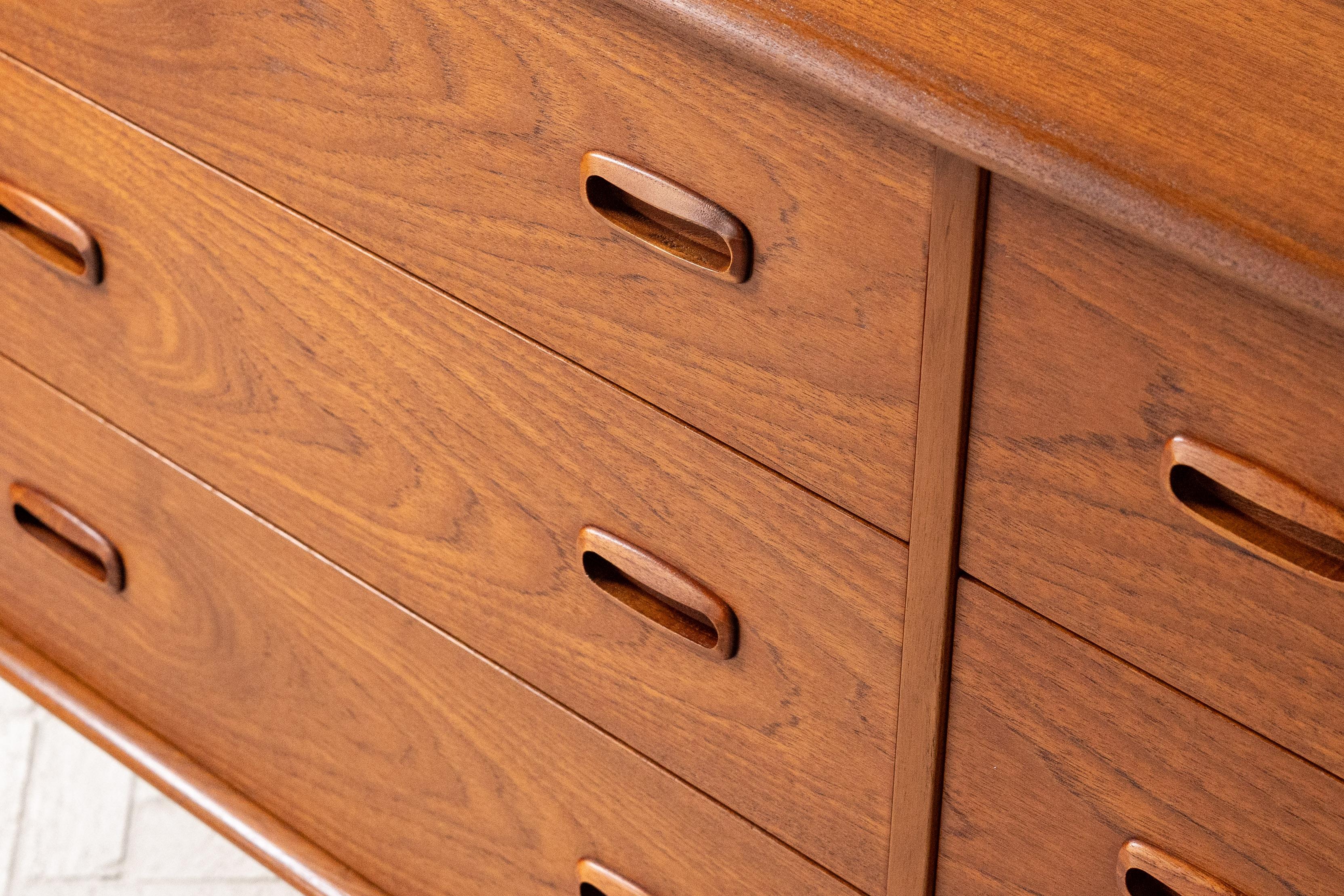 Classically Danish Modern Style Teak Dresser 4