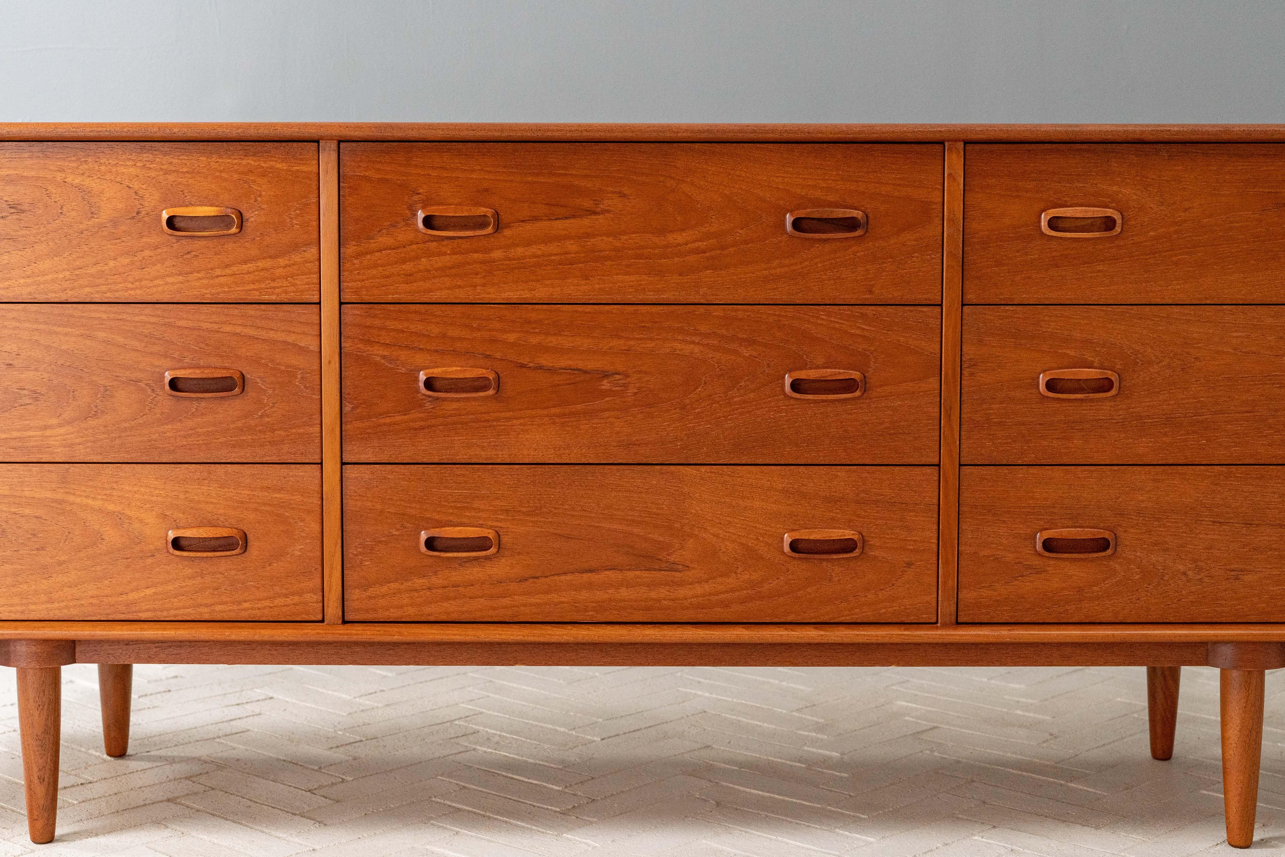 Canadian Classically Danish Modern Style Teak Dresser