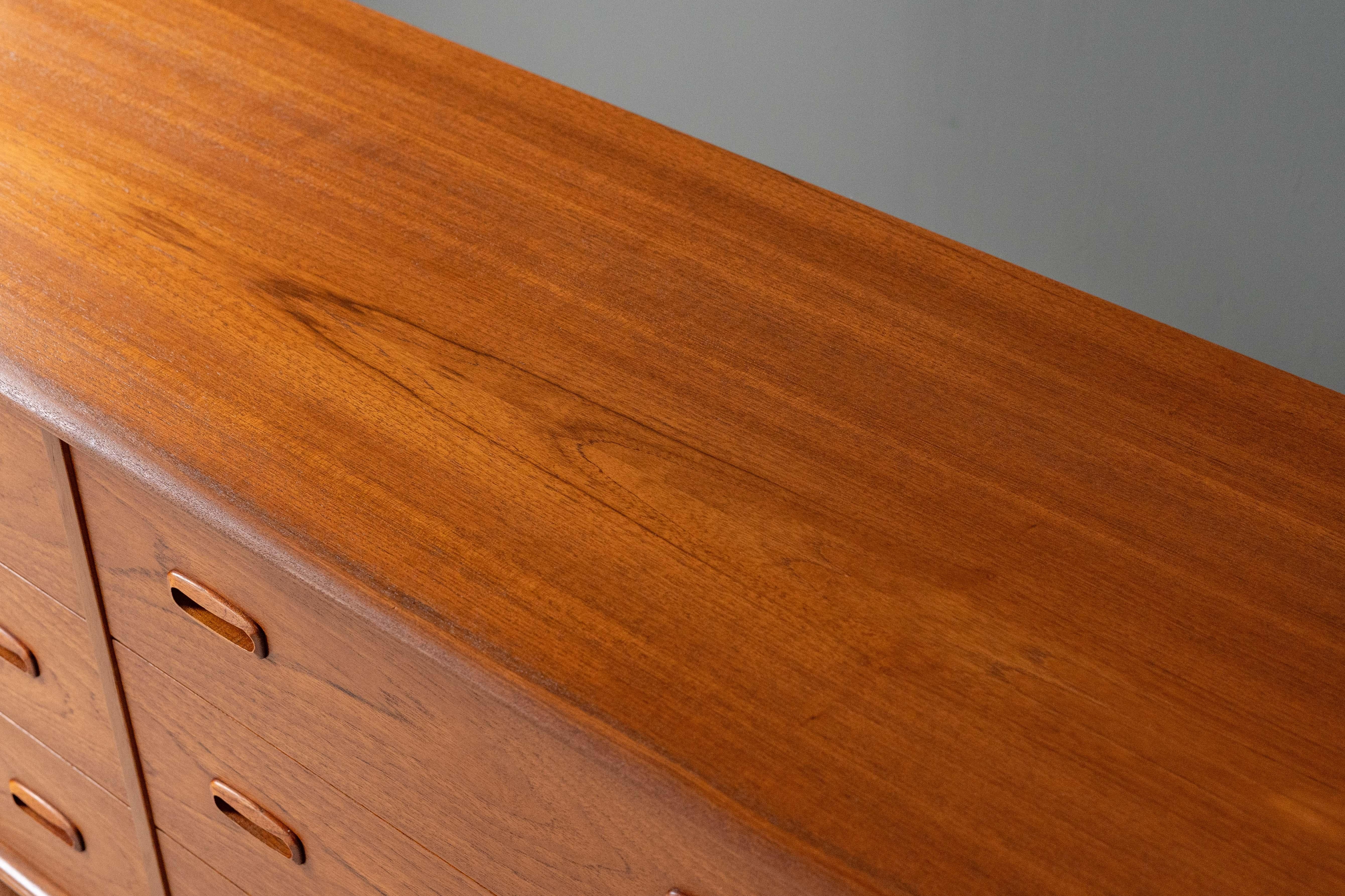 Classically Danish Modern Style Teak Dresser 3