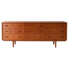 Classically Danish Modern Style Teak Dresser