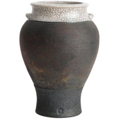 Klassisch geformte Crackle-Glasur-Vase