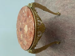 Classic Italian luxury bronze and marble coffee tables, 1970s