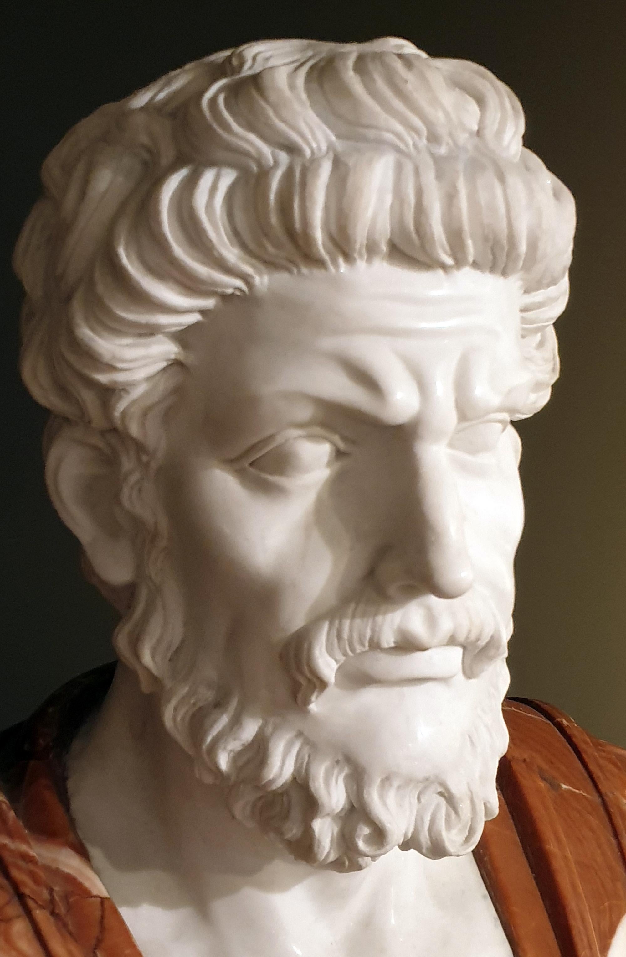 Classicism Bust of a Greek or Roman Philosopher, Mid-20th Century 1