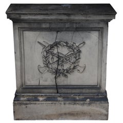 Antique Classicist Empire Terracotta Pedestal, circa 1820