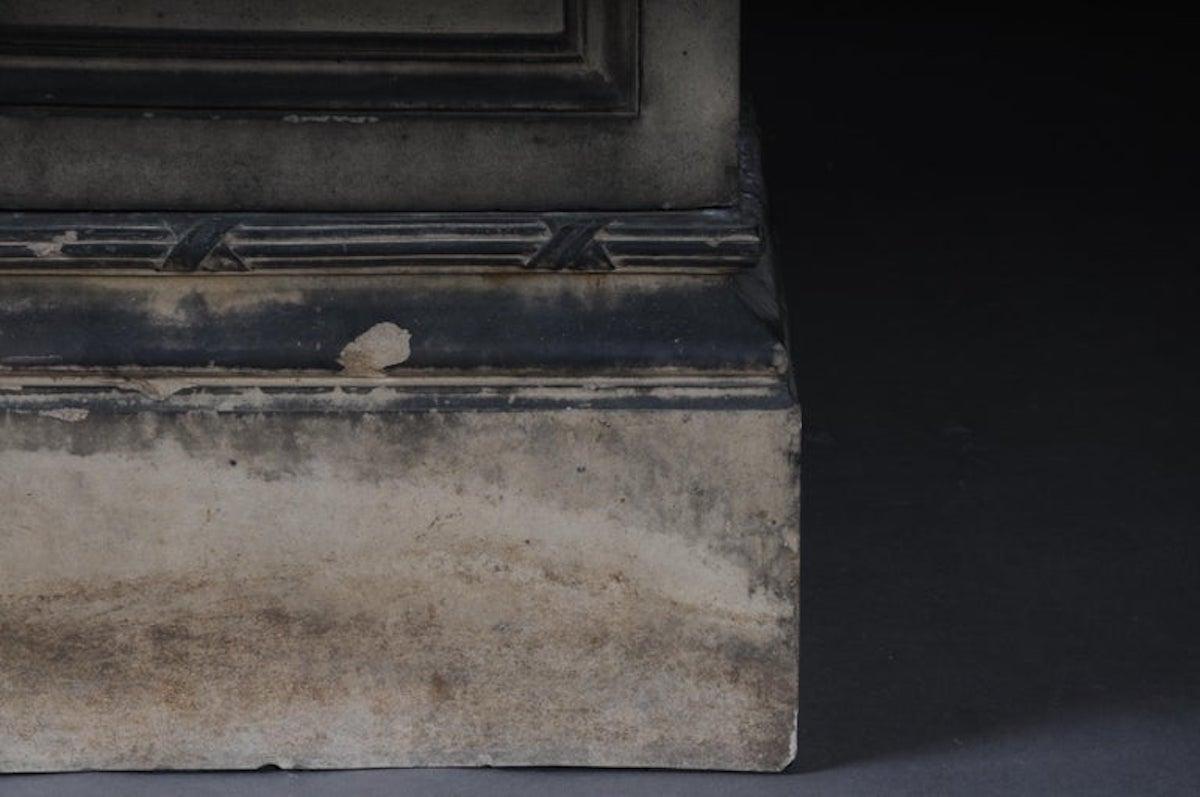 Klassizistisches Empire Pedestal aus Terrakotta, um 1820 im Angebot 1