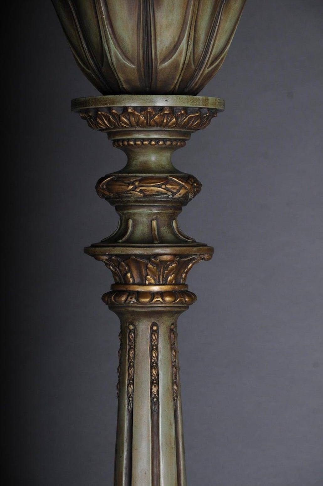 Classicist Free-Standing Chandelier/Floor Lamp, 20th Century, Karl Lagerfeld For Sale 4