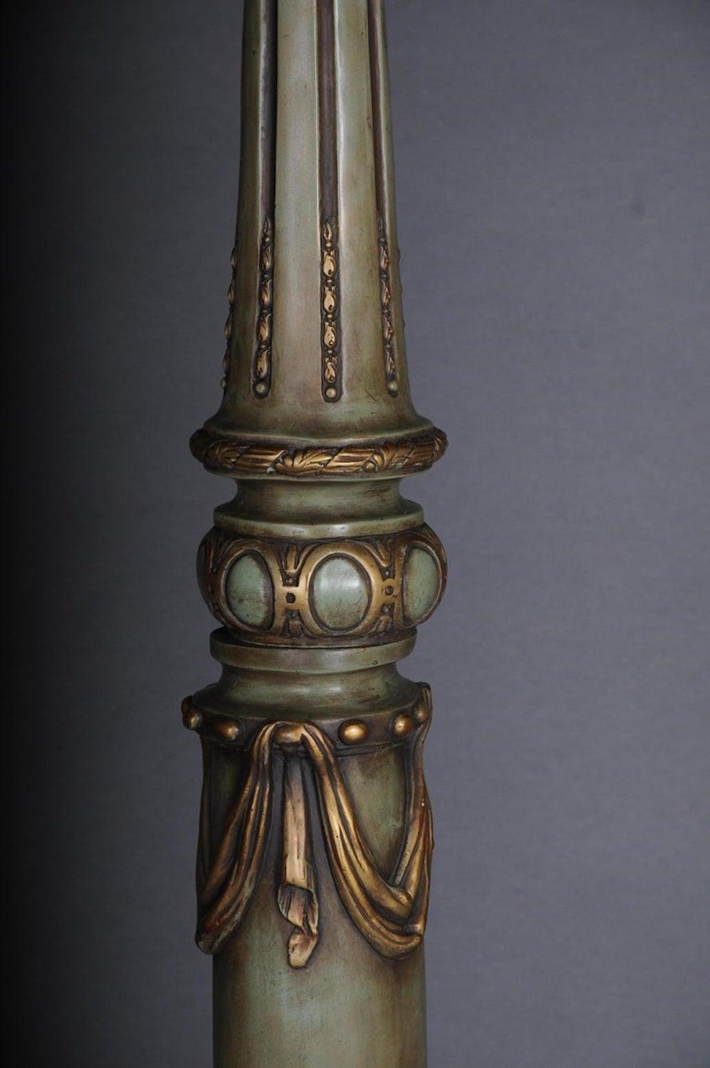 Classicist Free-Standing Chandelier/Floor Lamp, 20th Century, Karl Lagerfeld For Sale 5