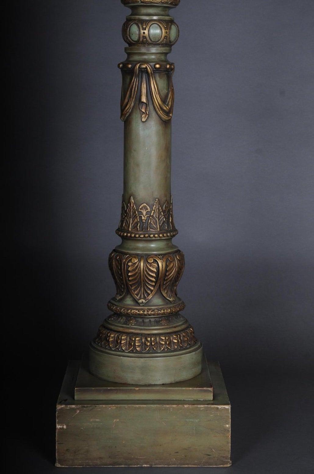 Classicist Free-Standing Chandelier/Floor Lamp, 20th Century, Karl Lagerfeld For Sale 7