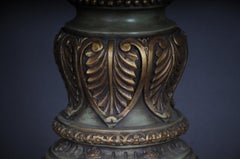 Classicist Free-Standing Chandelier/Floor Lamp, 20th Century, Karl Lagerfeld