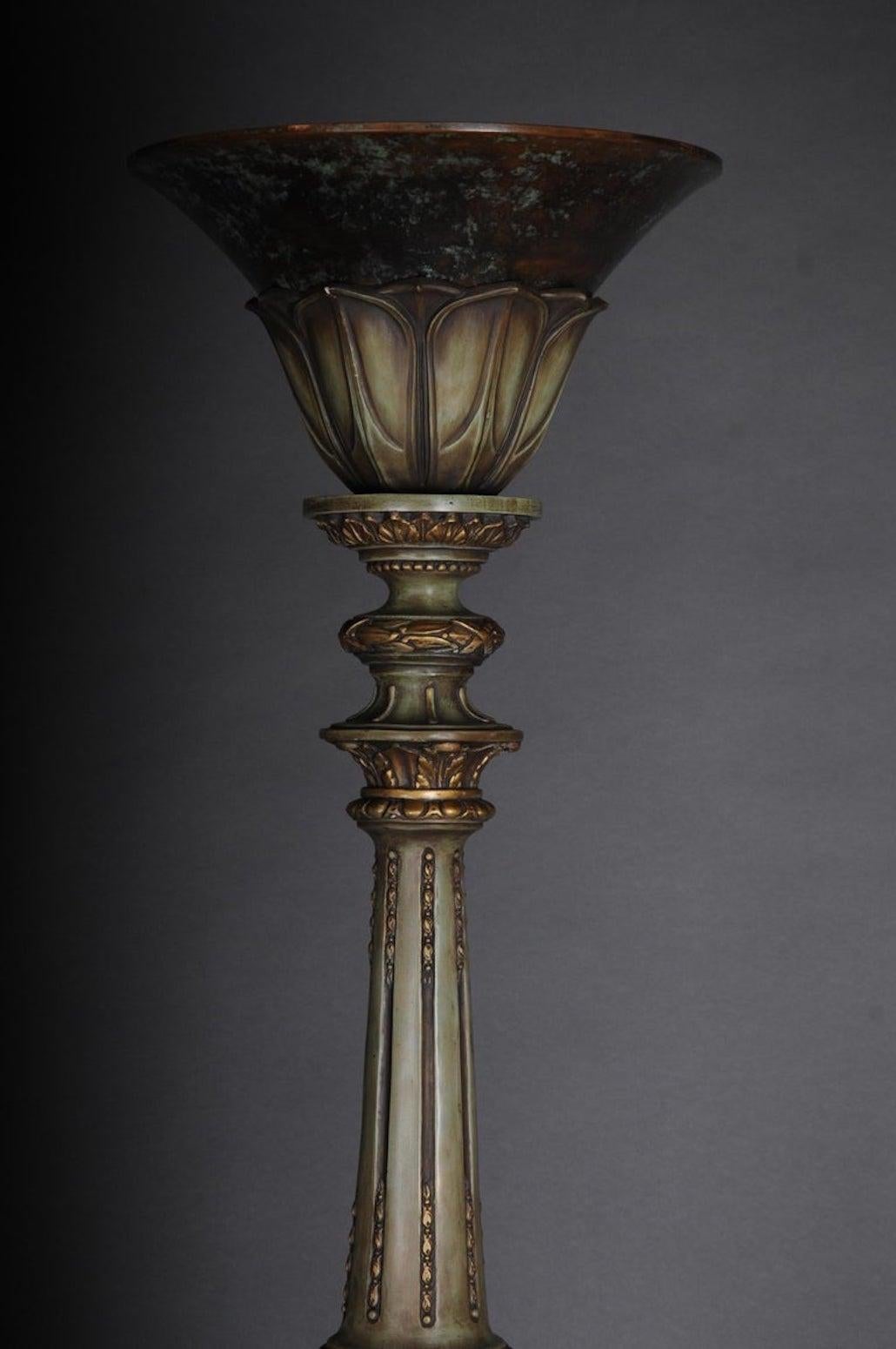 Classicist Free-Standing Chandelier/Floor Lamp, 20th Century, Karl Lagerfeld For Sale 3