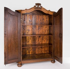 Classicist Oak Cabinet from circa 1780
