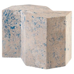 Classico Scomposto - CLS 01 Contemporary side table in travertine