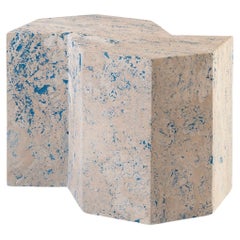 Classico Scomposto - CLS 01 Contemporary side table in travertine 