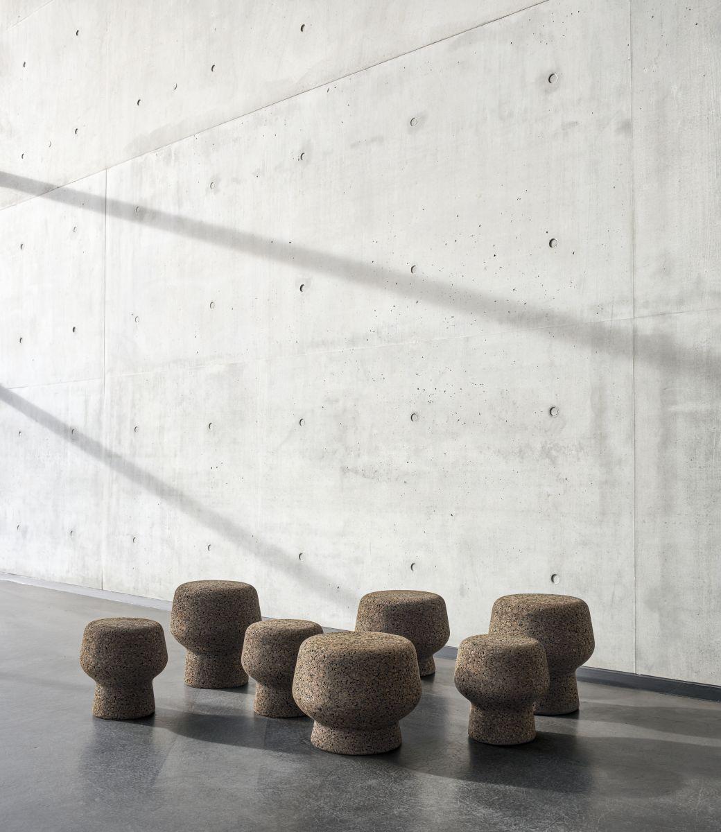Contemporary ClassiCon #2 Cork Side Table by Herzog & de Meuron in STOCK For Sale